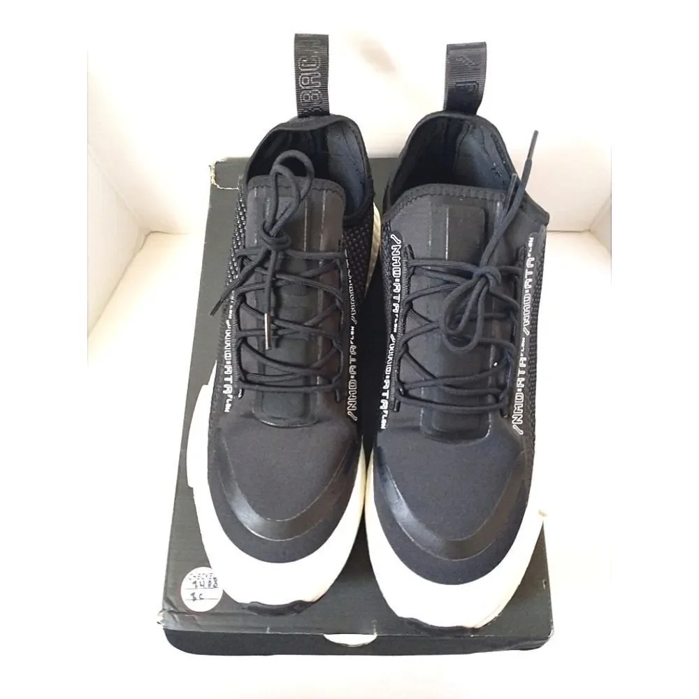 New! ADIDAS Men's NMD R1 Spectoo Sneakers Athletic Shoes Black Size 13 H67408